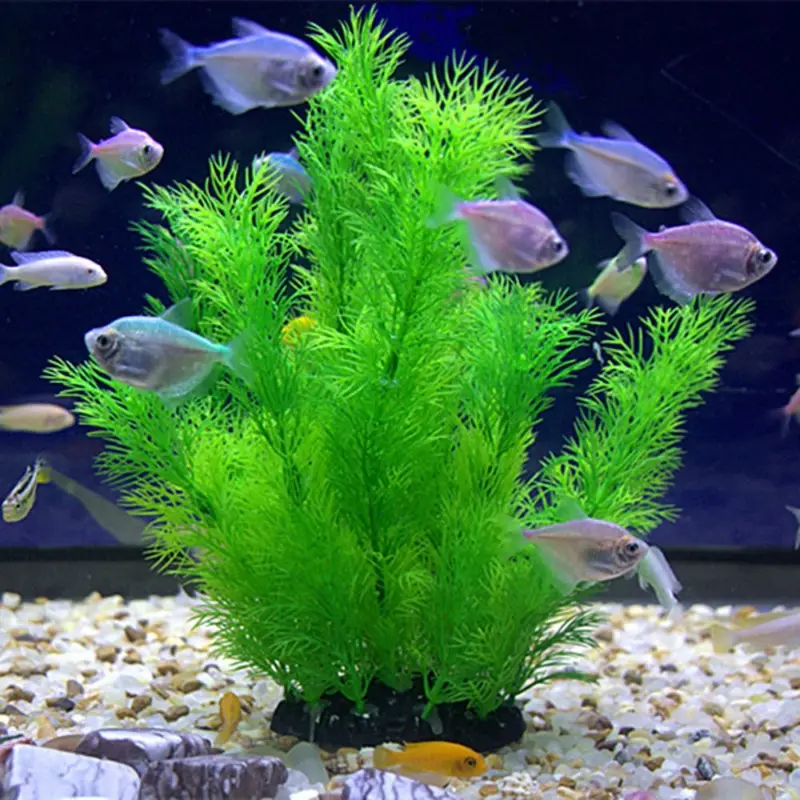 Aquarium Plants Live - Artificial Aquarium Decor Plants Underwater Water