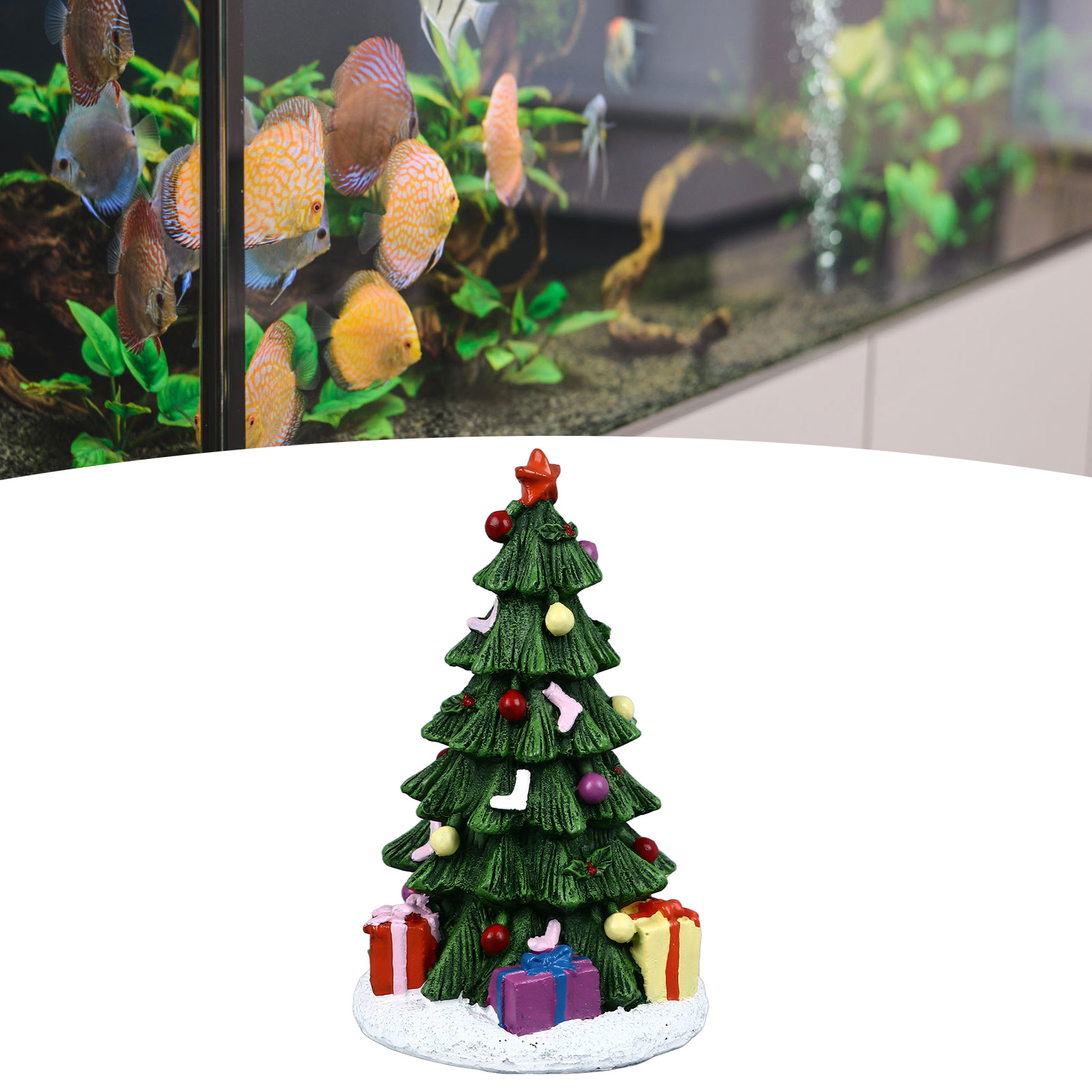 ZK20 Christmas Fish Tank Ornam - Aquarium Plant Substrate 评论和价格
