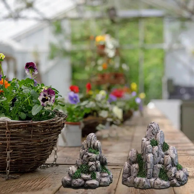 Mini Mountain Miniature Fake S - Aquarium Moss 评论和价格