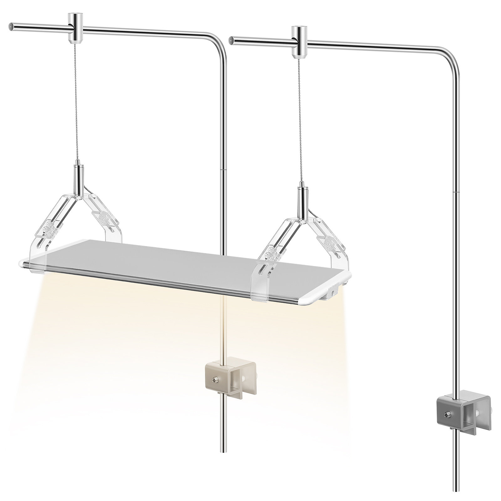 2Pcs Aquarium Lamp Holder Supp - Aquarium Plant Holder 评论和价格