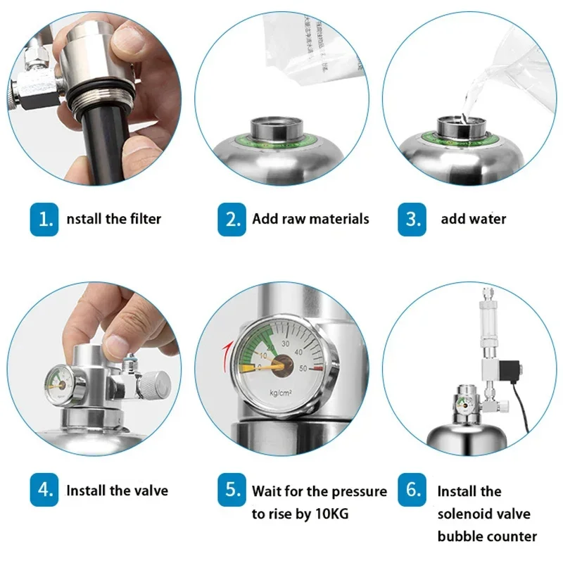 Aquarium CO2 Generator system  - Aquarium Liquid Carbon 评论和价格