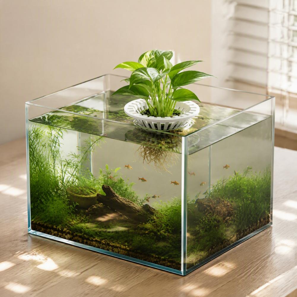 Aquarium Hydroponic Planter 3d - Aquarium Plant Holder 评论和价格