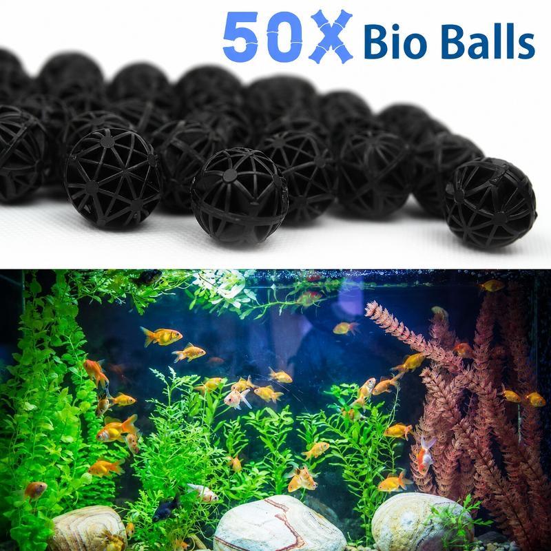 50Pcs 16mm Aquarium Bio Filter - Aquarium Fertilizer 评论和价格