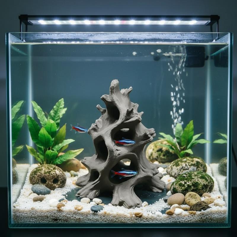 Hidden Multi-Hole Driftwood Fi - Aquarium Driftwood 评论和价格
