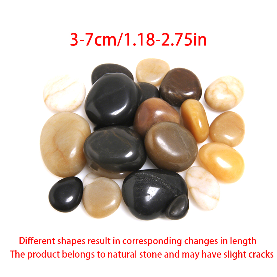 300-700g Smooth River Pebbles, - Plant Aquarium Pot 评论和价格