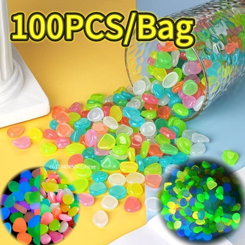 100-800pcs Glow in The Dark Pe - Plant Aquarium Pot 评论和价格