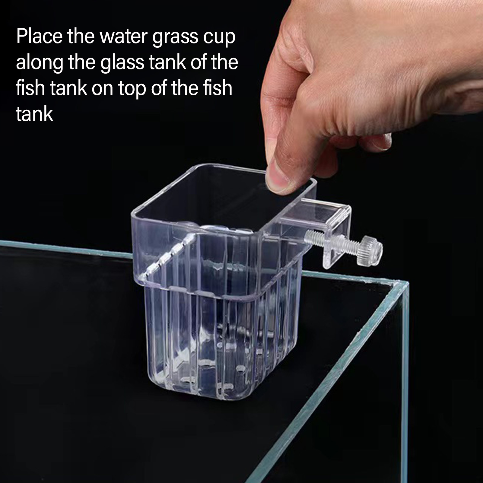 Clear Acrylic Plant Holder Hyd - Aquarium Plant Holder 评论和价格