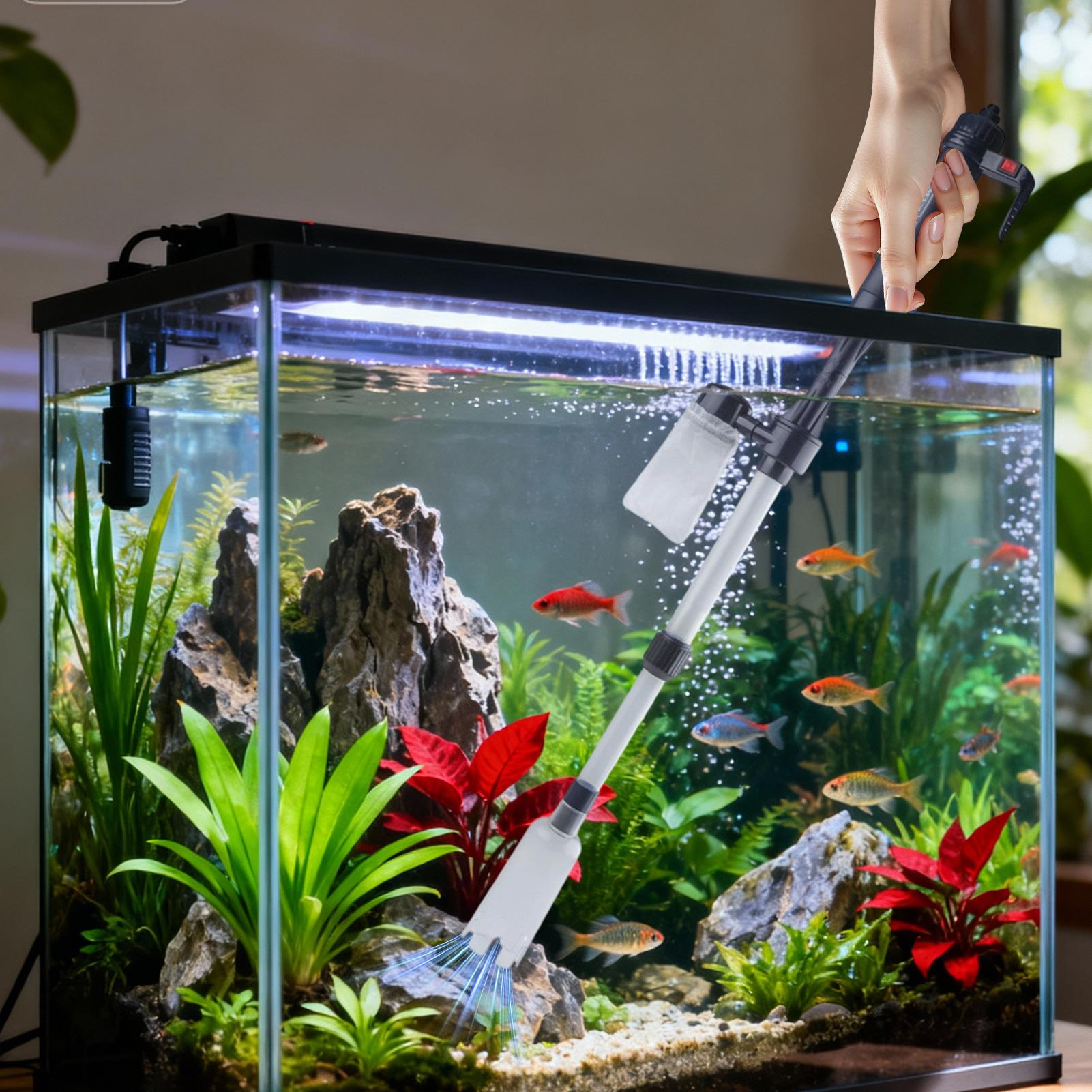 Aquarium Vacuum Gravel Cleaner - Planted Aquarium Cleaning 评论和价格