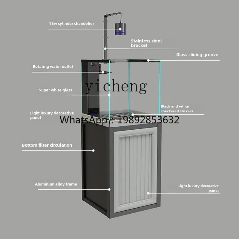 B1  square tank bottom filter  - Aquarium Planted Tank Filter 评论和价格