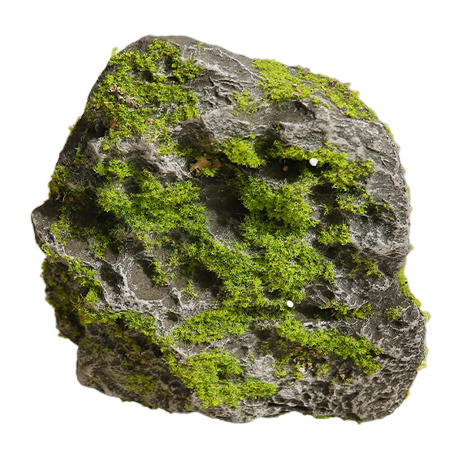 Faux Rock Realistic Moss Stone - Aquarium Moss 评论和价格