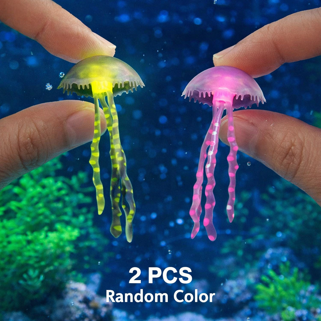 Luminous Simulation Jellyfish  - Aquarium Plants Live 评论和价格