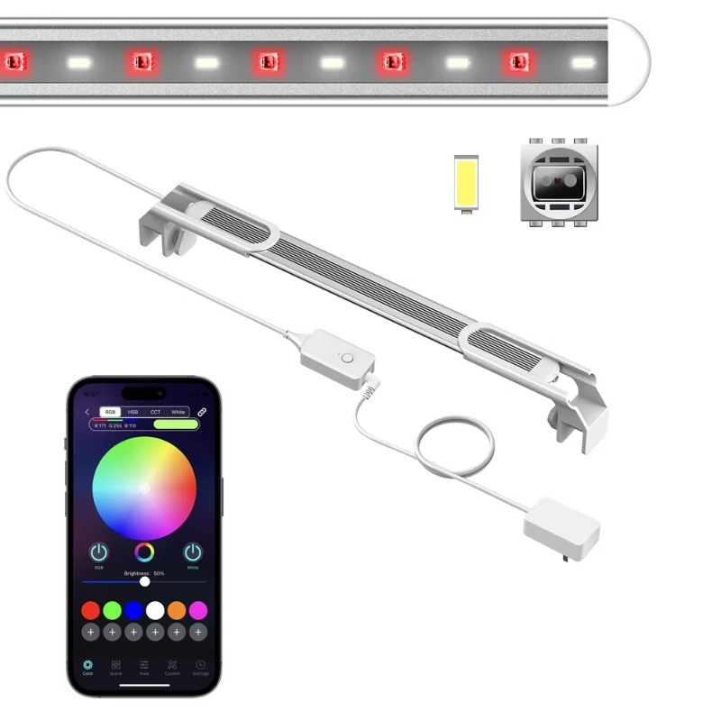 Smart LED Aquarium Alloy Light - Planted Aquarium Algae Control 评论和价格