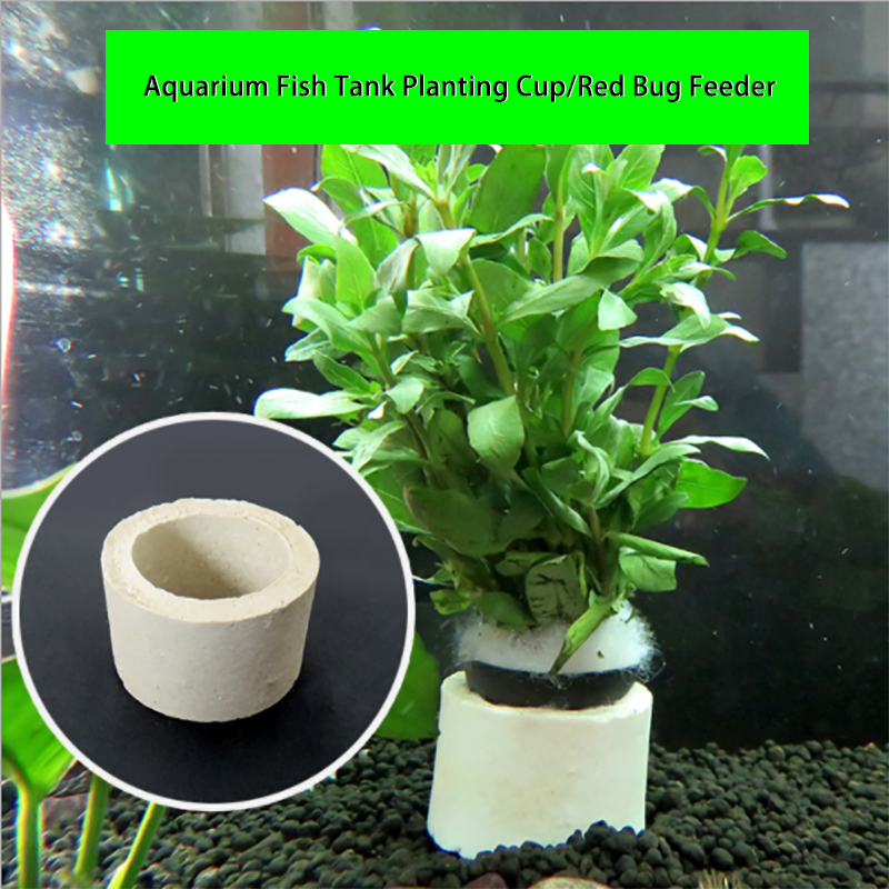 Aquarium Decoration Ceramic Ri - Plant Aquarium Pot 评论和价格