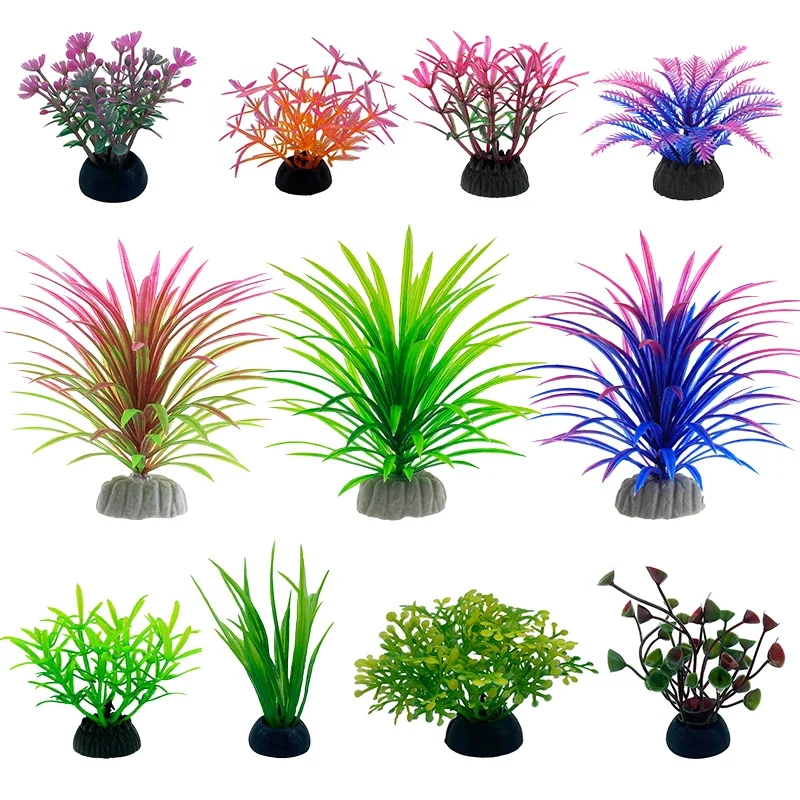 PVC Aquarium Decorative Simula - Live Plant Aquarium 评论和价格