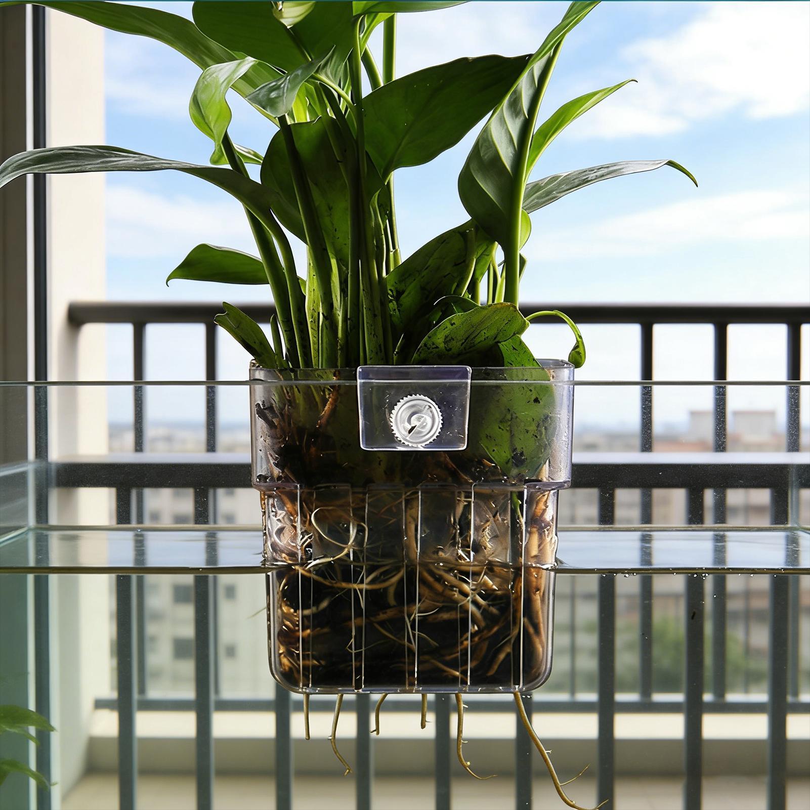 Aquarium Transparent Hanger Po - Aquarium Plants Live 评论和价格
