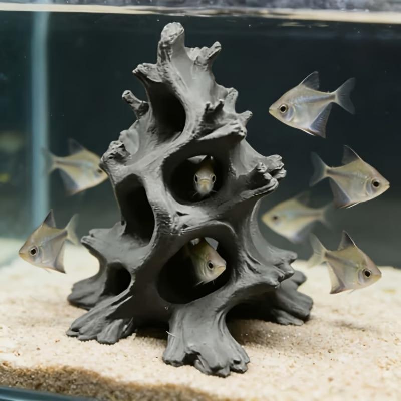 Hidden Multi-Hole Natural Drif - Aquarium Plant Substrate 评论和价格