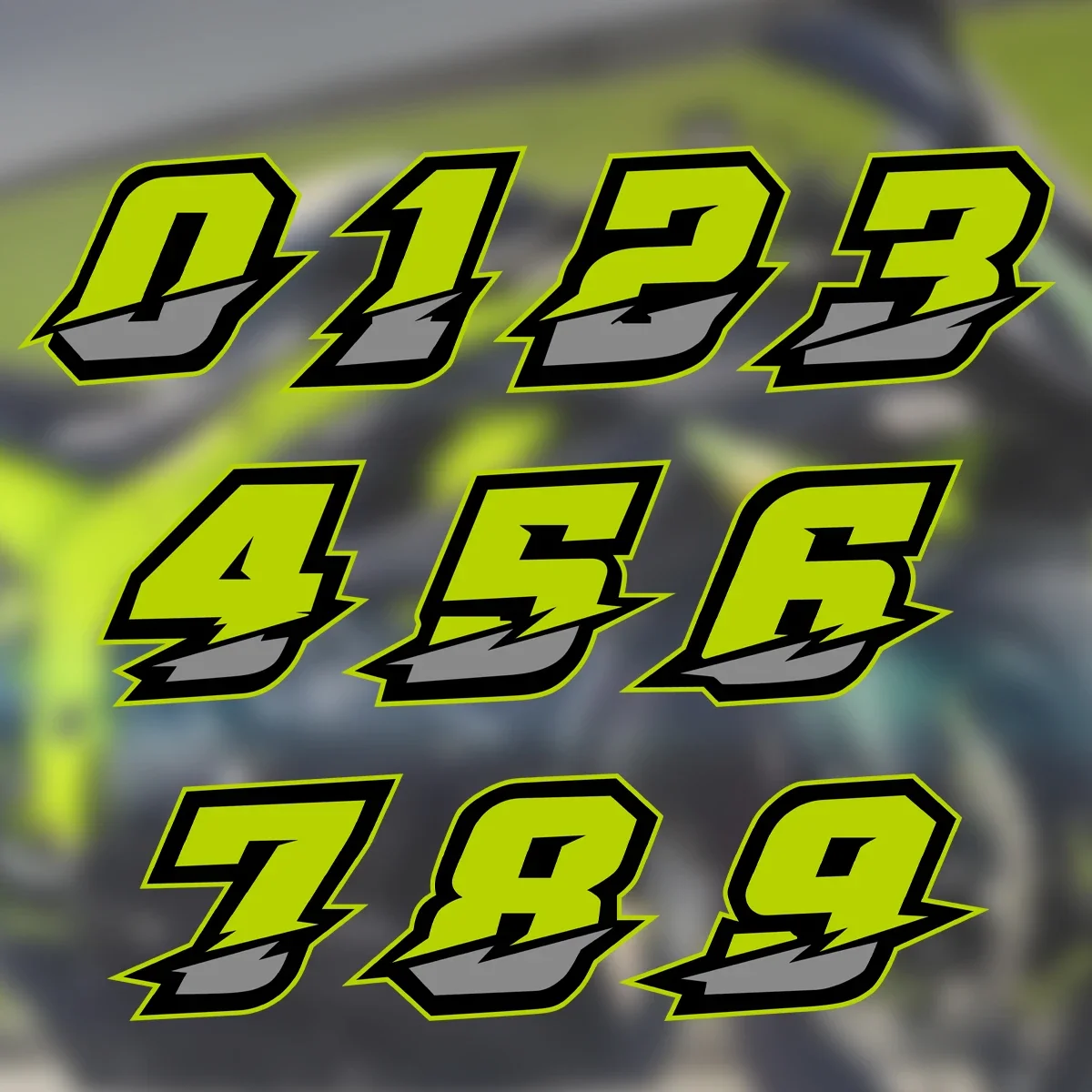 0123456789 Green Number Car Mo - Planted Tank 评论和价格