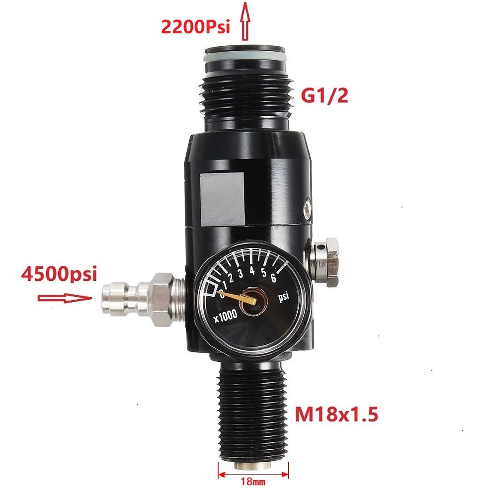 Regulator Valve 5/8-18UNF or M - Aquarium Liquid Carbon 评论和价格