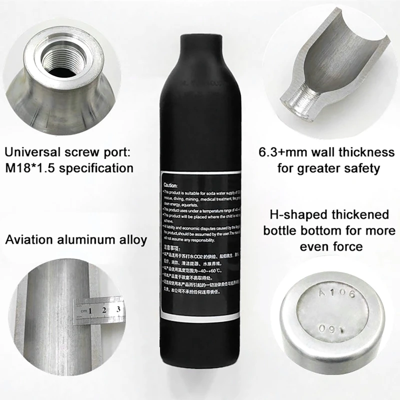 High Pressure Bottle Thread M1 - Aquarium Liquid Carbon 评论和价格