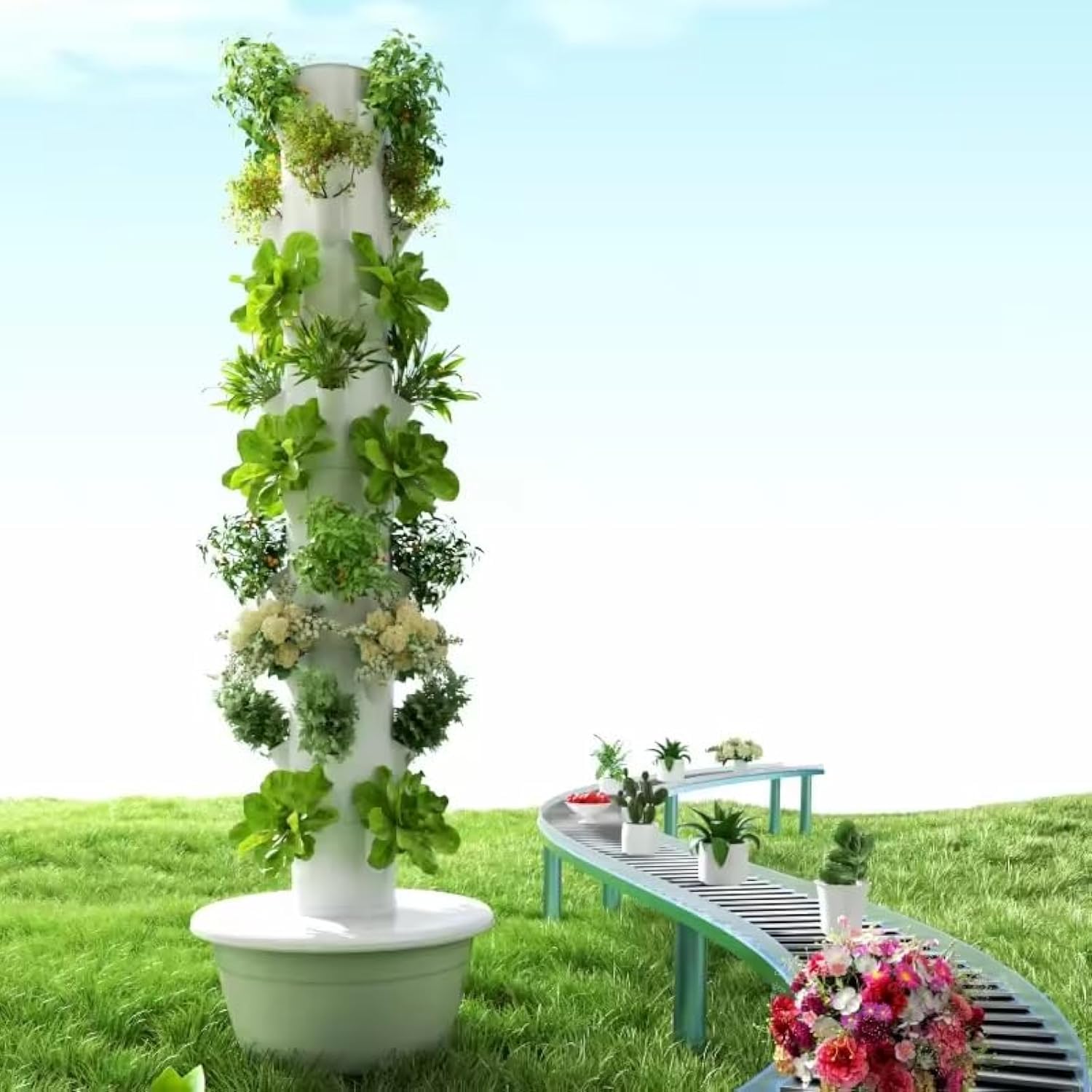 Vertical Hydroponic Grow Tower - Planted Tank 评论和价格